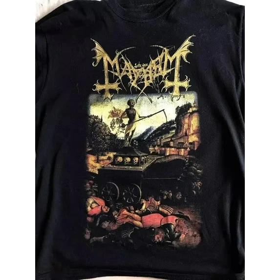 Vintage Mayhem Band Music Tour T-shirt Size S to 5XL 2F975