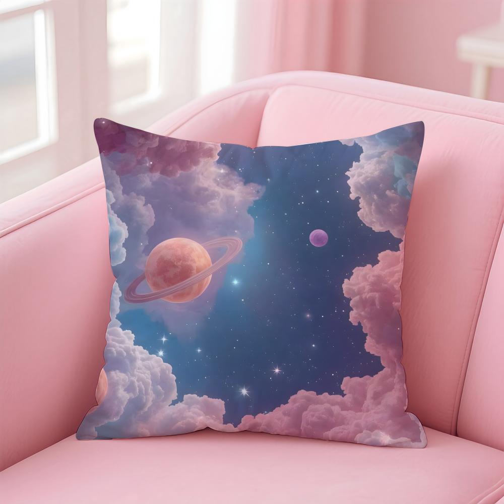 Uuniverse Cushion Cover Linen Pillowcase Cover Soft Decor for Sofa Home Room