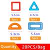 Large Educational Magnetic Tiles - Children's Development Toy for Creative Building and Thinking