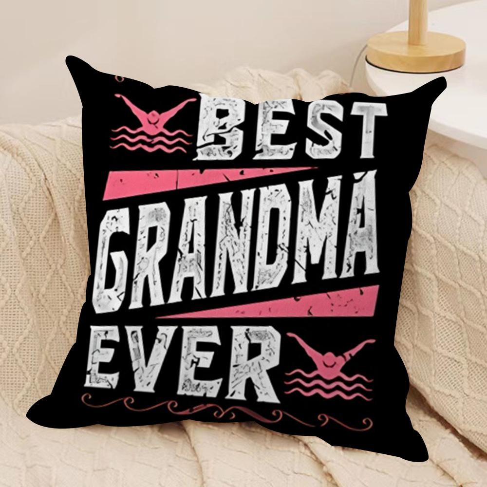 Best Grandparents Ever Cushion Cover Soft Plush Fabric DoubleSided Printed Cushion Covers for All Seasons Modern Home Decor