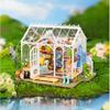 Tsukurundesu Miniature Dollhouse DG Series Garden House DIY Kit with Instruction Manual