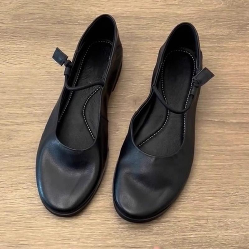 Breathable Shoes Round Toe All-Match Shallow Mouth Casual Female Sneakers Ballerinas Woman 2025 Tennis Retro Ballet Leisure Mary