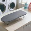 Enhanced Non-Slip Folding Ironing Board with Storage Basket