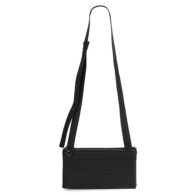 

Мужская уличная мода Вощеная кожа Сумка кроссбоди и клатч 14*4*26 cm чёрный