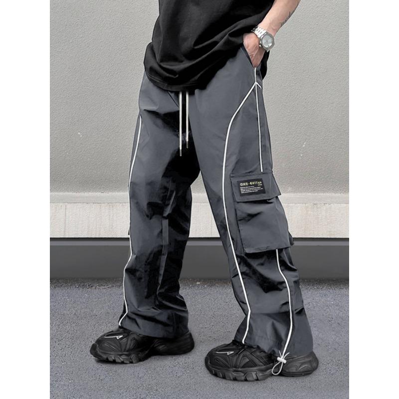 Overalls Men's Summer New Trendy Brand Fashion Loose Casual Pants Leggings