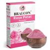 BRALCON Rosenblütenpulver - 100g | 100% Reines & Natürliches Rosa Indica Pulver für Gesichts- & Hautpflege | Gesichtsmaske