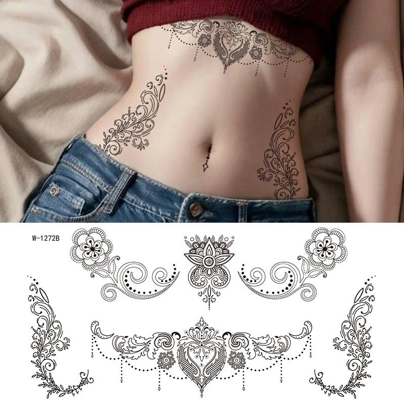 Internet Celebrity Tattoo Stickers Temporary Tattoo Sexy Ins Waterproof Tattoo Stickers