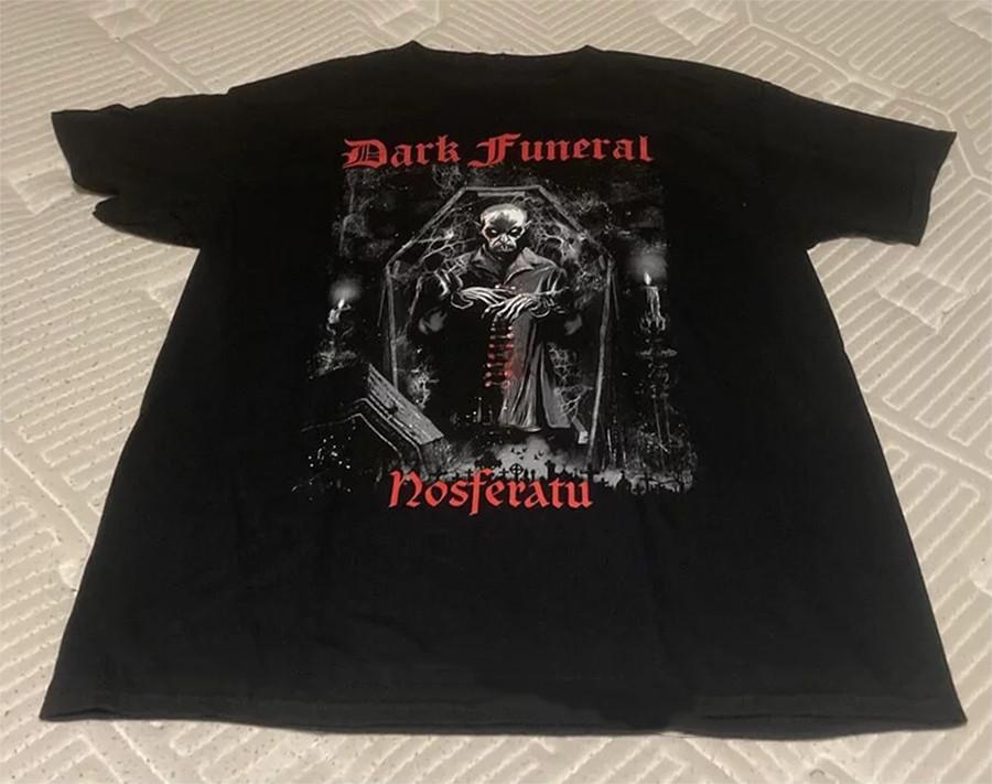 New Popular Dark Funeral Black T-Shirt Cotton Full Size S-5XL Unisex T-Shirt XL
