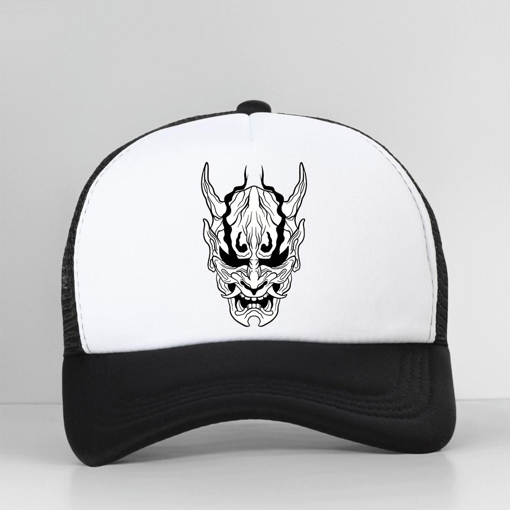 Devil Graphics Baseball Cap Unisex Fashion Outdoor Adjustable Summer Mesh Breathable Trucker Hat Sports