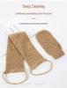 Ramie Sisal Body Scrub Set & Jute Bath Gloves