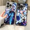 Genshin Impact Kamisato Ayaka Plating Phone Case For Iphone 16 17 Pro Max Air 16E 14 15 Plus 12 13 Mini Anti-Fall Airabag Cover