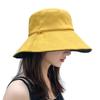 New Korean Women Men Bucket Hat Anti-uv Beach Sun Hat Summer Sunscreen Panama Hat Outdoor Foldable Portable Fisherman Cap