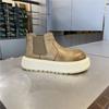 Herbst neue kurze Stiefel bequemer Schaft hässlich süß großer Kopf Persönlichkeit High-End xs