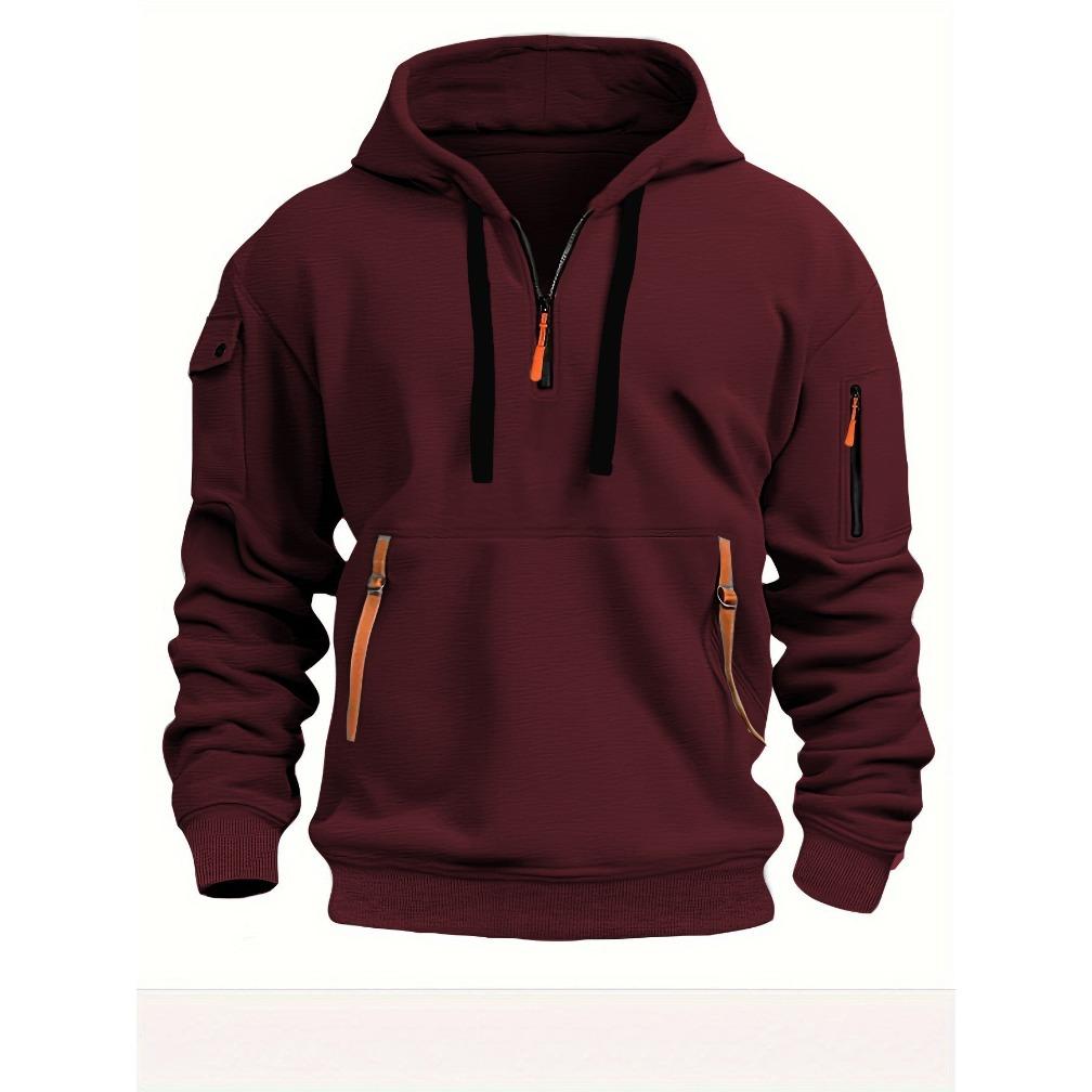 3D Eternal Love Herenhoodie met rits, meerdere zakken, sportcasual jack S