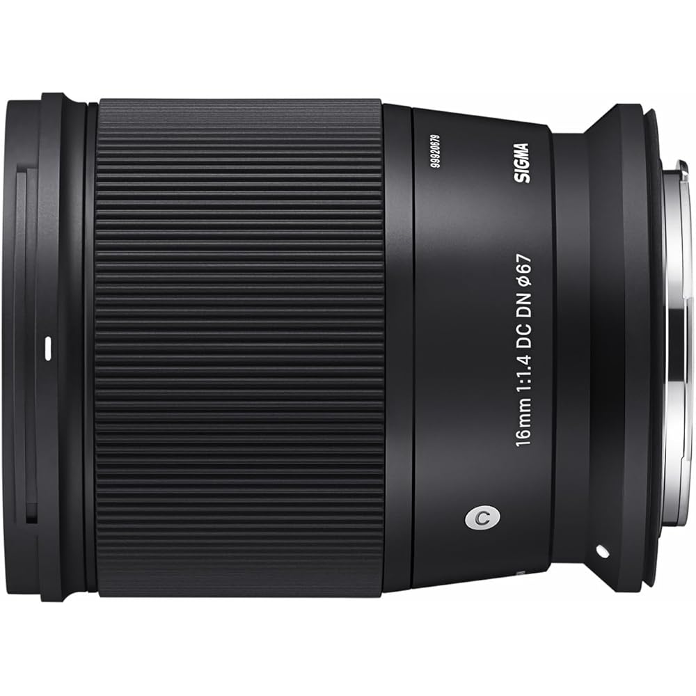 Sigma 16mm F1.4 DC DN lens for Canon RF mount, prime lens, wide-angle, APS-C mirrorless camera, Contemporary