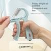 Rubber Coated Fitness Adjustable Size - Finger Count Exerciser Hand-Muscle Developer Spring Grip