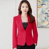 Giacca Blazer da Donna di Alta Qualità Autunno Ufficio Donna Abbigliamento Formale da Lavoro Piccolo Abito Blazer Monopetto