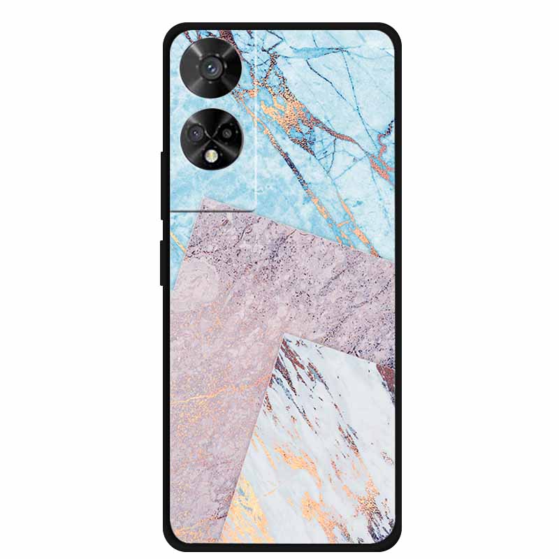 For TCL 50 5G Case Original Soft Silicone TPU Phone Cases Back Cover For TCL 50 XE 5G 50XE Fashion Planet New Coque Black Bumper
