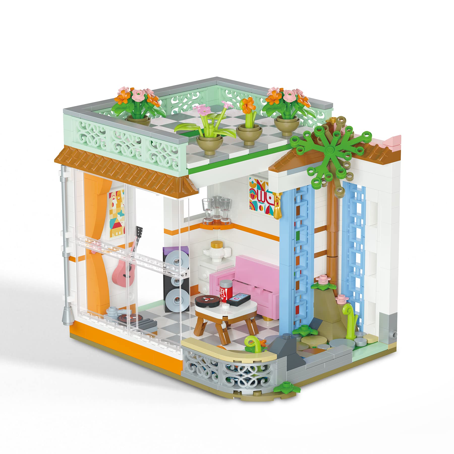 

IMPLAY TOYS Fairy Tail Town Series Garden Version Conservatory 598 деталей (2072)