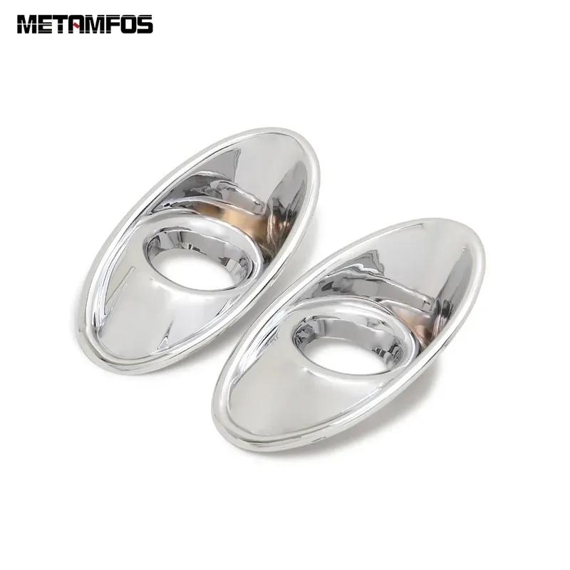 For Ford Focus 3 2011 2012 2013 Chrome Front Fog Light Lamp Cover Trim Foglight Frame Protector Exterior Accessories Car Styling