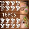Face Art Templates with Smooth Surfaces Drawing Stencils for Easy Cleaning and Professional Cosmetic Applications