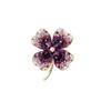 1-piece Four-leaf Clover-shaped Brooch, A High-end Accessory for Clothing, Hats, and Scarves, Featuring An Elegant and Vintage