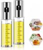1 or 2 Pack 100ml Glass Olive Oil Sprayer Oil Spray Bottle Mister for Cooking BBQ, Salad, Baking, Roasting, Grilling