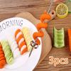 Spiral Knife Manual Vegetables Chopper Spiral Screw Slicer Carrot Potato Cutter Tools Kitchen