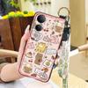 Anti-knock Dirt-resistant Phone Case For VIVO V50 Lite 5G Global Back Cover Wristband Silicone Kickstand Waterproof Cute