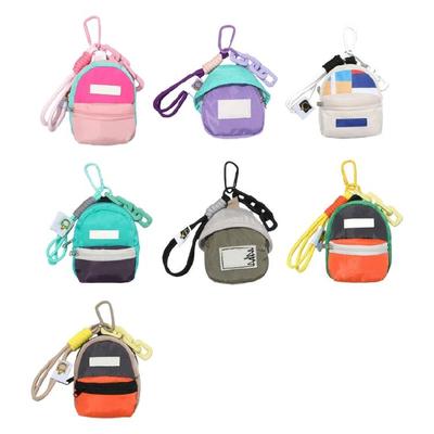 Vielseitiger Rucksack-Schlüsselanhänger-Charm Tragbarer Miniatur-Rucksack-Schlüsselanhänger Stilvoller Schlüsselanhänger-Charm für Reisen und Sport