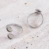 5 stuks Roestvrij Staal Verstelbare Dubbele Bezel Ringen Basis Goudkleurig Geschikt voor 6mm Cabochon Ring Setting Blanks Doe-het-zelf Sieraden Accessoires