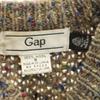 GAP 80s 100% old wool Long sleeve Nep sweater S Gray knit Men's Used