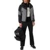 Emporio Armani FW22 Color Block Logo Print Zipper Hooded Cotton Jacket Men Jackets Gray Black 6LPB21-PN1BZ-1977