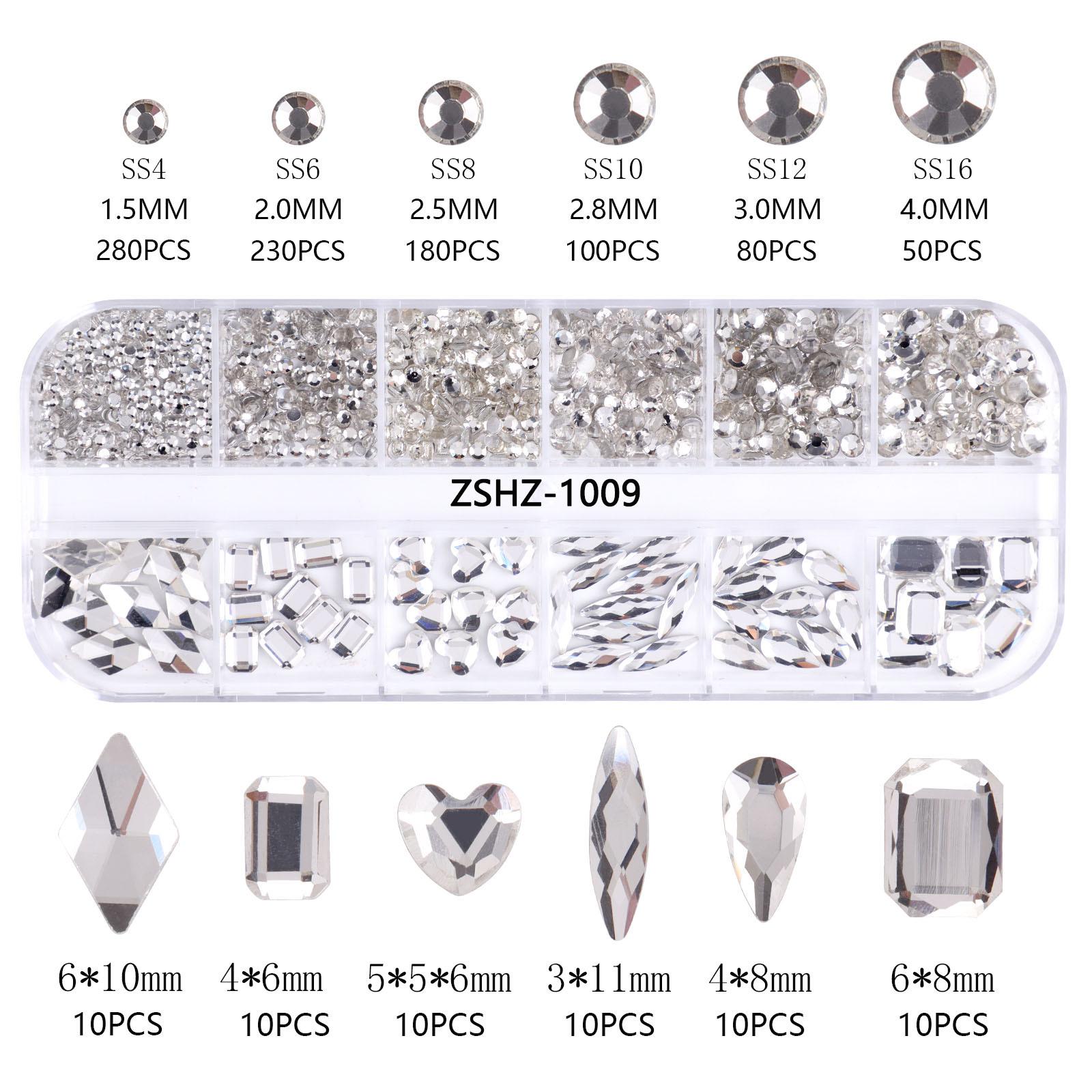 

Горячая Распродажа Украшения Для Ногтей С Бриллиантами 12 Сеток Разноцветные Плоские Дно Специальной Формы Бриллиант Любовь Капля Воды Ромб Украшения Для Ногтей