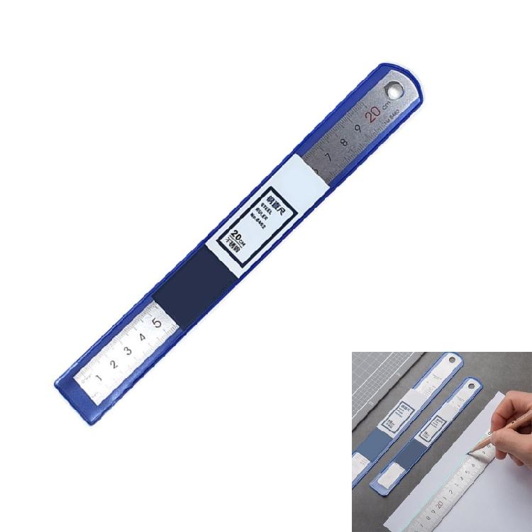 15/20/30cm Ruler Metal Ruler with Clear Scale Stainless Steel Ruler Straight Ruler Measuring Tool for Drawings