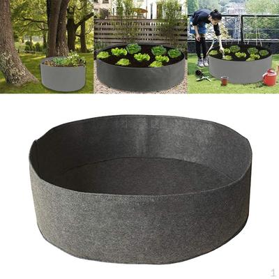 , Round Felt Fabric Ing Bag, Breathable Raised Garden Bed, Er Pot for S, Flowers,