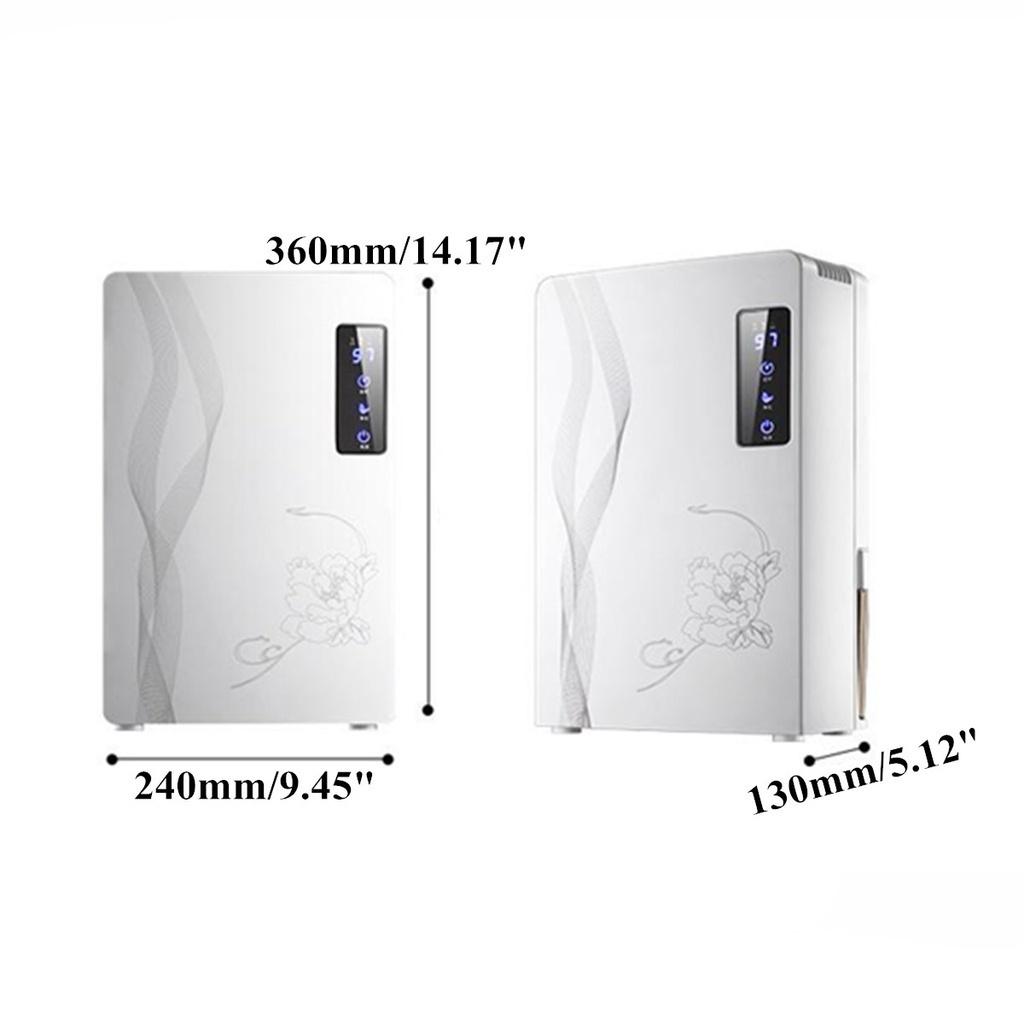 90W 2200ML Household Multifucntion Dehumidifier Electric Air Dryer 24h Timing Smart Touch Desiccant Drying Machine
