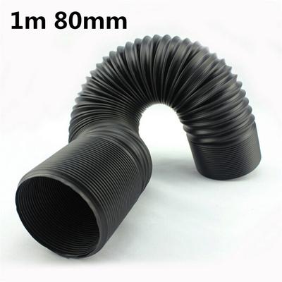 1 Metre 80mm Ayarlanabilir Esnek Araba Soğuk Hava Girişi Besleme Borusu Giriş Hortumu Tüp Kanal