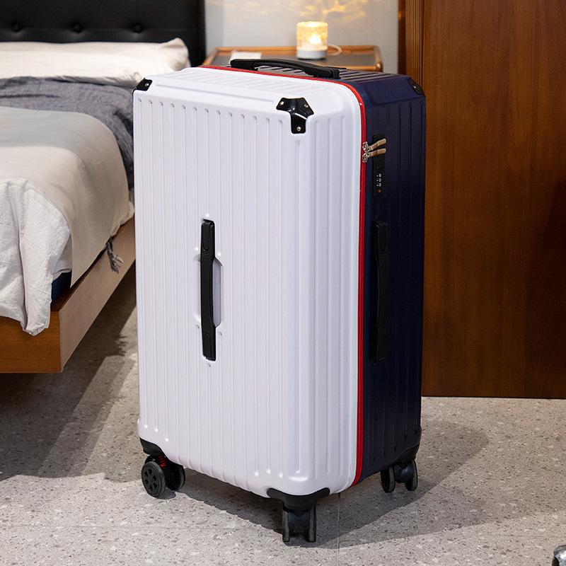 Large-Capacity 28-Inch 5-Wheel Multifunctional Student Suitcase with 24-Inch Durable Travel Option