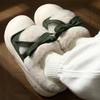 New cotton slippers women's winter bag heel indoor home with heel warm platform cotton shoes women's winter