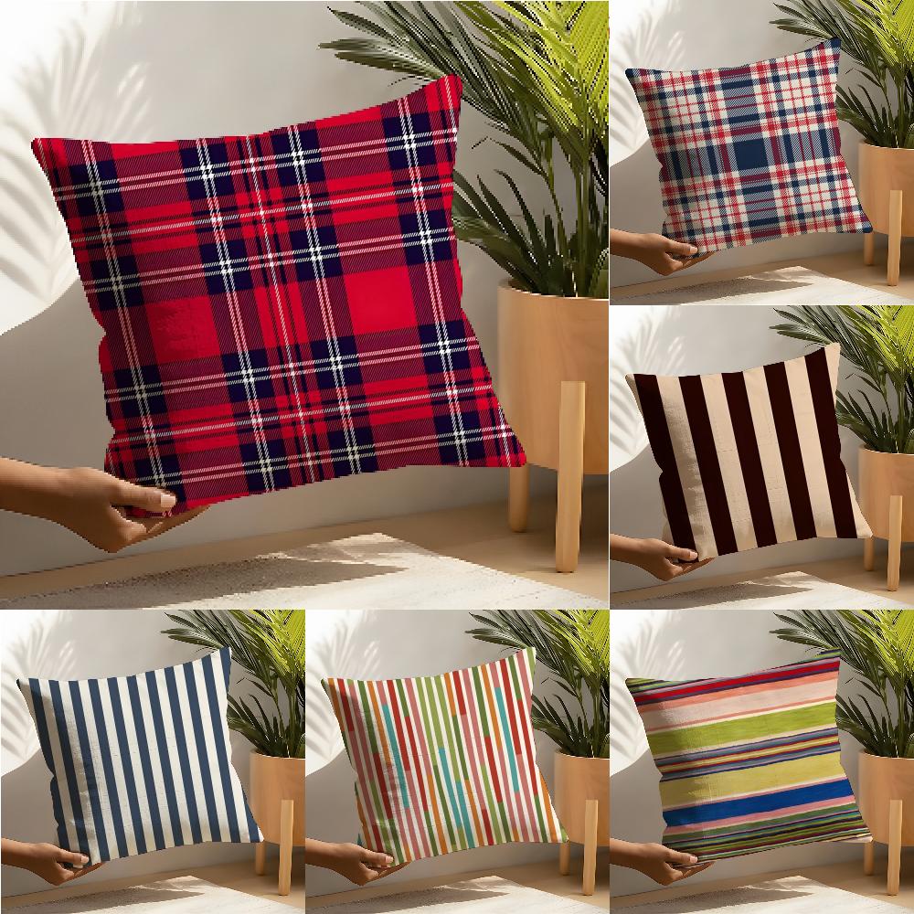Classic Stripe Element Pillow Case linen pillow case sofa home decor cushion cover cushion cove