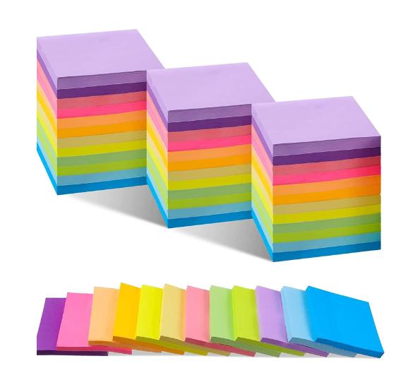 6/12 Volume 50 Colored Convenience Stickers Fluorescent Stickers Colored Stickers Student Stickers Office Supplies Stickers