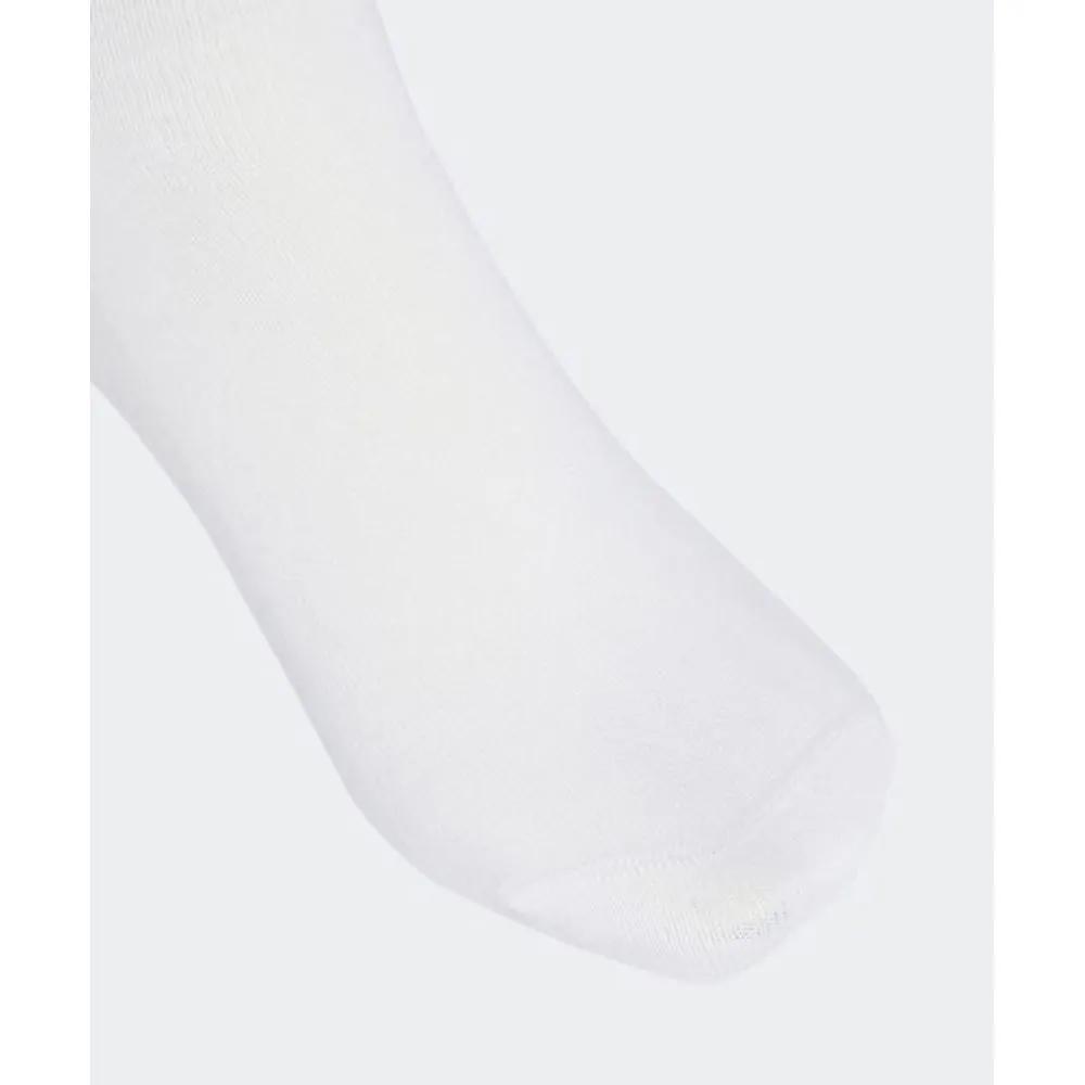 adidas 3-Stripe High Crew Socks 3 Pairs - White JV7416 5229308