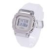 Casio G-Shock S Series Digital Square Metal Watch Clear GM-S5600SK-7 for Men and Women