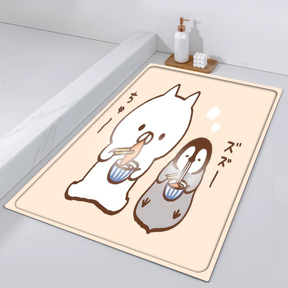 

Door Mat Kawaii Bedside Entrance Bath Floor Decoration Corridor Door Mat M-Mojiji Carpet Living Room Cute Balcony 40cm x 60cm