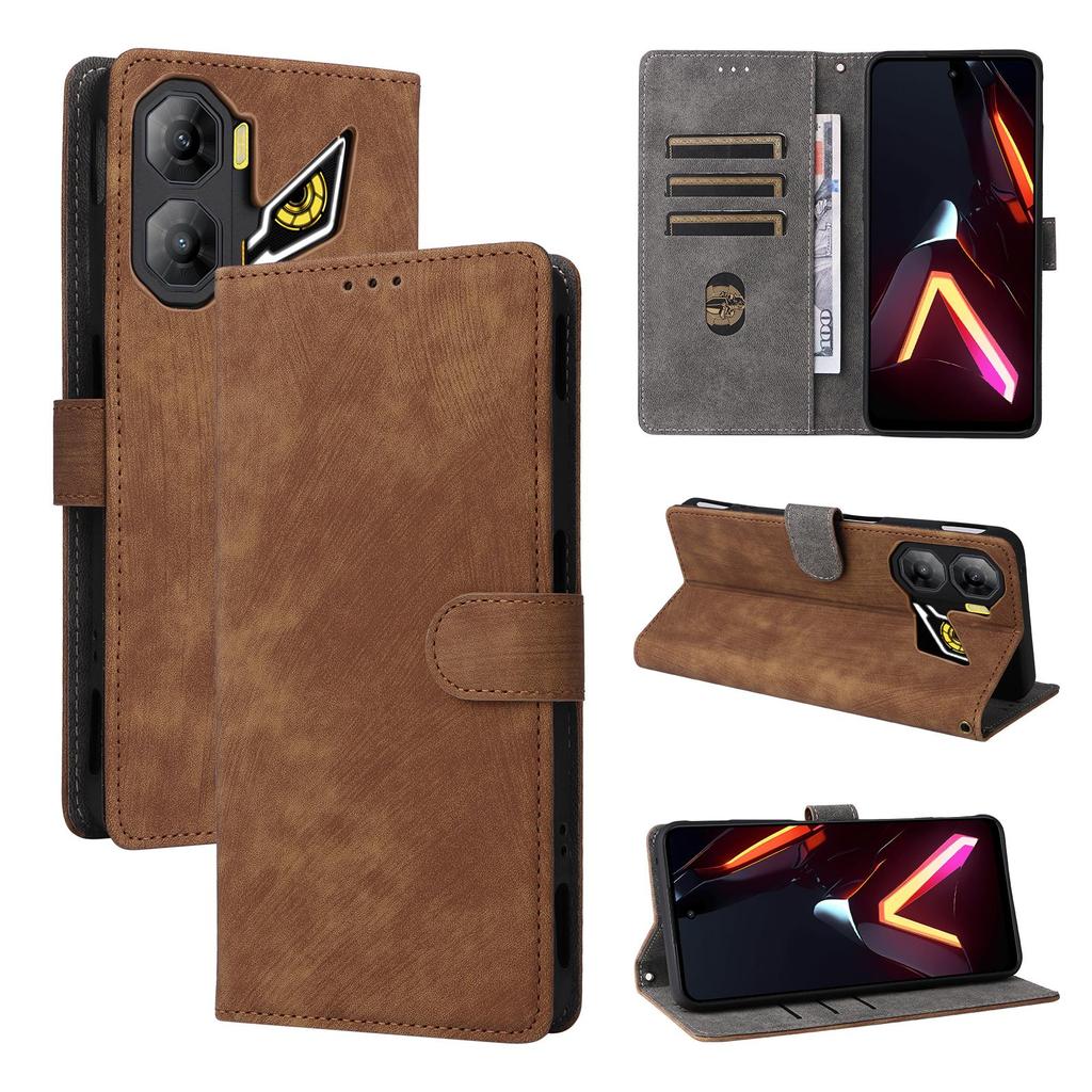 Husă tip flip pentru ZTE nubia Neo 3 Piele PU Protecție completă a corpului Cu [Blocare RFID] Rezistent la șocuri Durabil Retro Husă de telefon