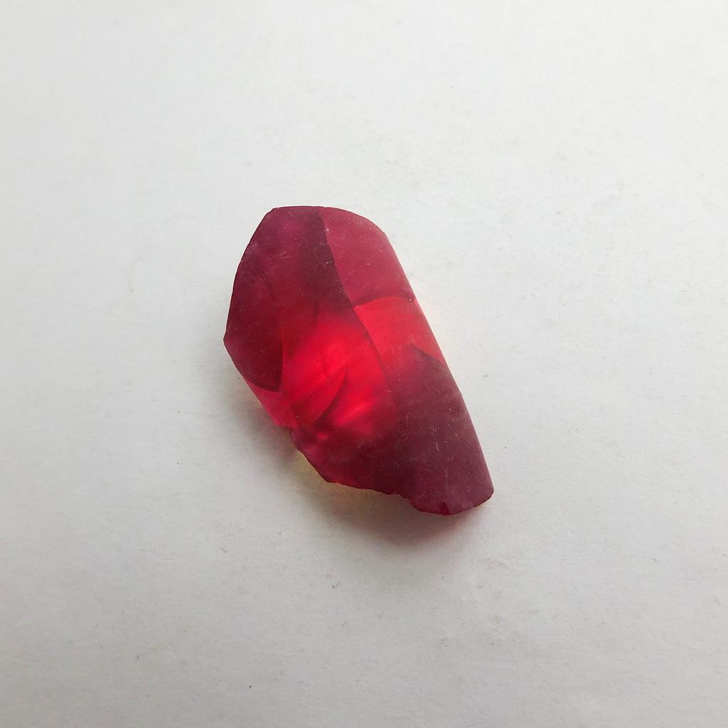 Ruby Rough CERTIFIED Red 49.25 Ct Natural Uncut Huge Size Loose Gemstone P-1043-Sa