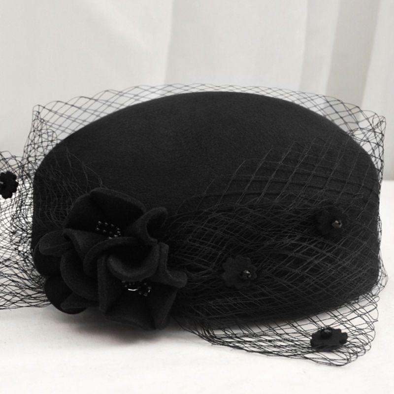 Hat Women's Spring and Autumn New Beret Autumn and Winter Wool Hat Winter Woolen Hat Face Thin Versatile Foreign Style Top Hat