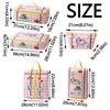 5Pcs/set Cartoon Makeup Travel Bag Large Capacity Cosmetic Organizer  Travel Accessories