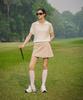 OBER GOLF Mesh Half-Zip Collar Knit (Ivory)